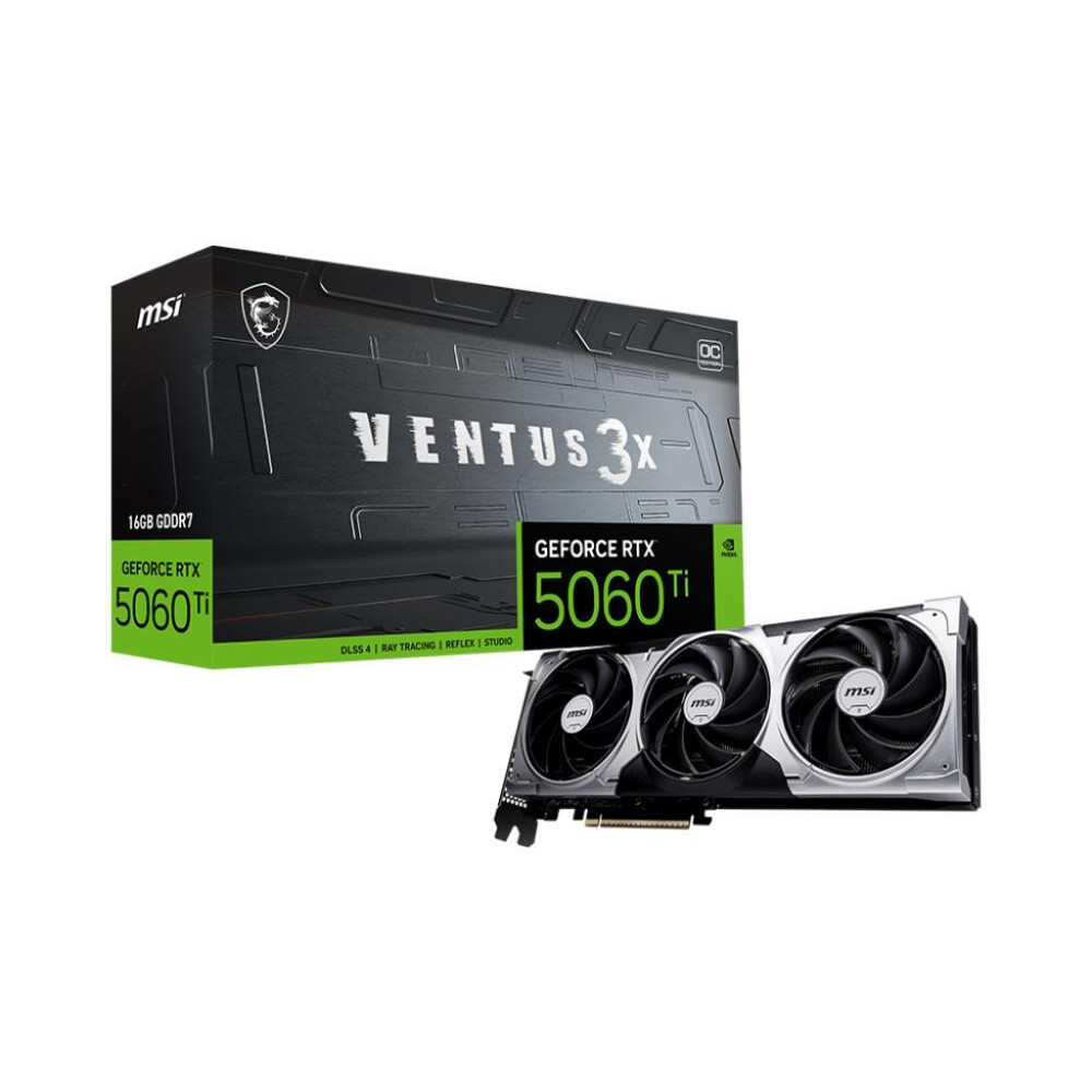 Videokarte MSI RTX 5060 TI 16GB VENTUS 3X OC - RTX 5060 TI 16G VENTUS 3X OC - foto 4