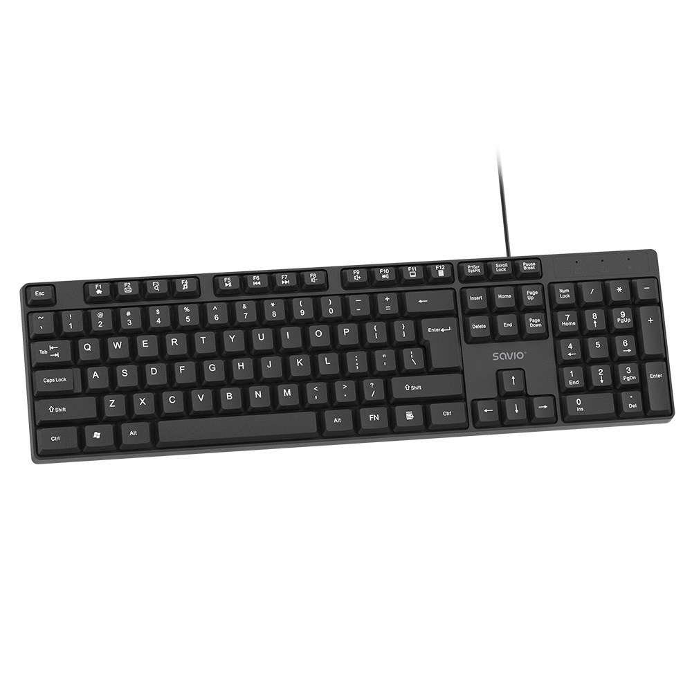 Tastatūra Savio KB-01 Black - foto 2