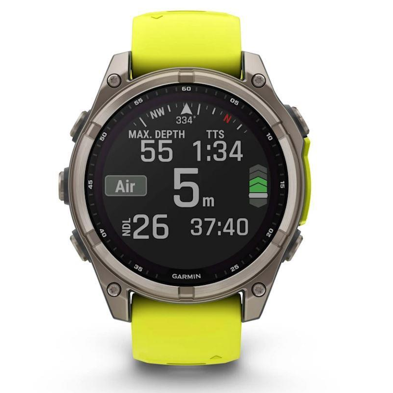 Viedpulkstenis Garmin FENIX 8 010-02907-21 Yellow - foto 3