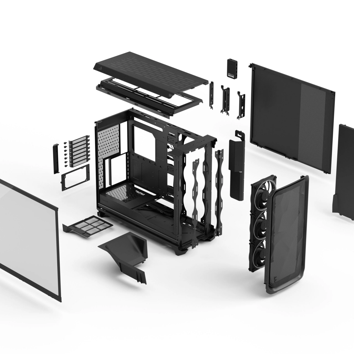 Datora korpuss Fractal Design Meshify 3 XL  (FD-C-MES3X-03) - foto 9