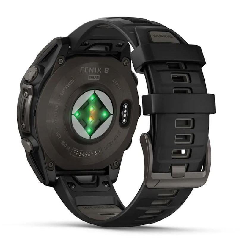 Viedpulkstenis Garmin FENIX 8 SAPP. SOLAR Black (010-02906-11) - foto 4