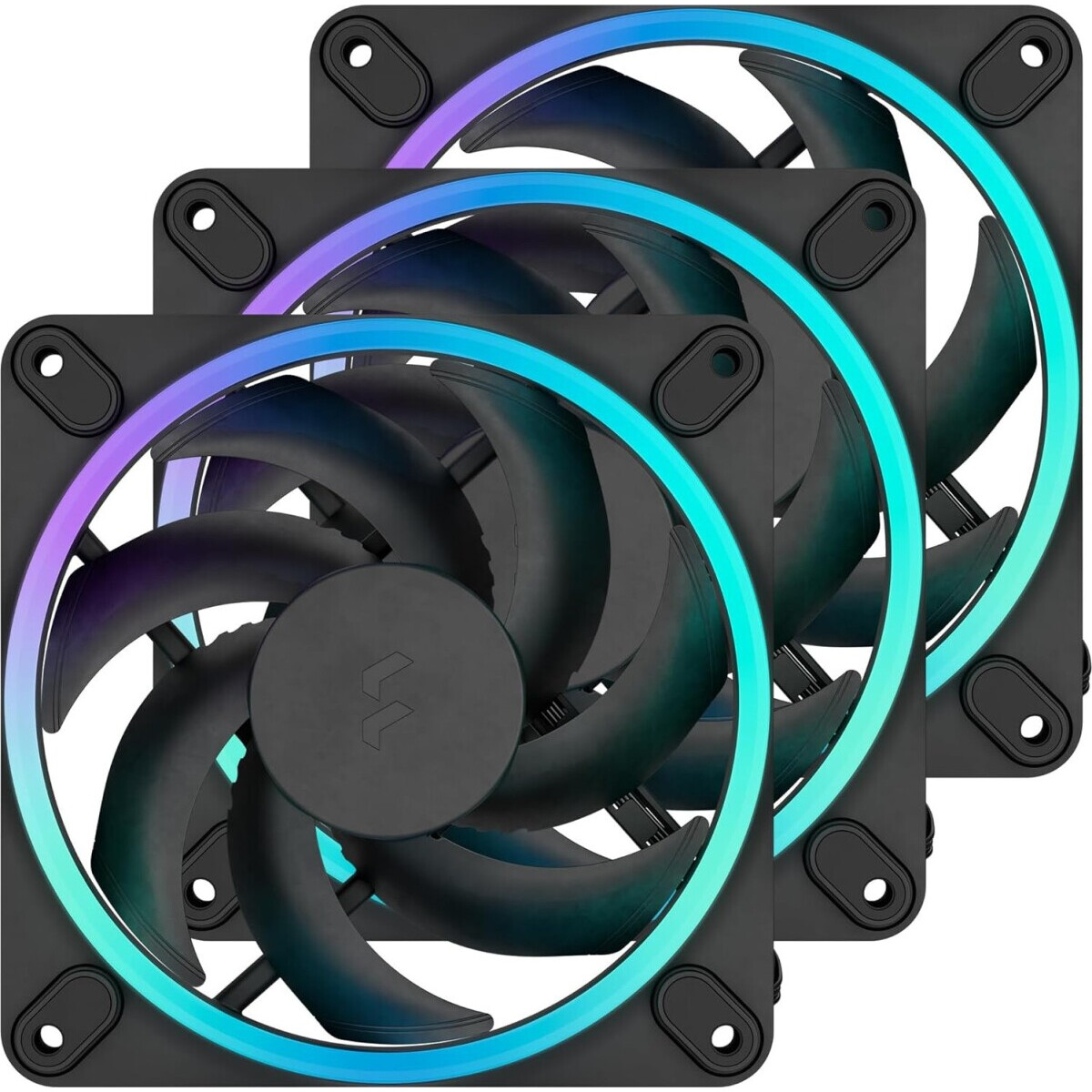 Korpusa dzesētājs Fractal Design Momentum 12 RGB 3-pack (FD-F-MR1-1203)