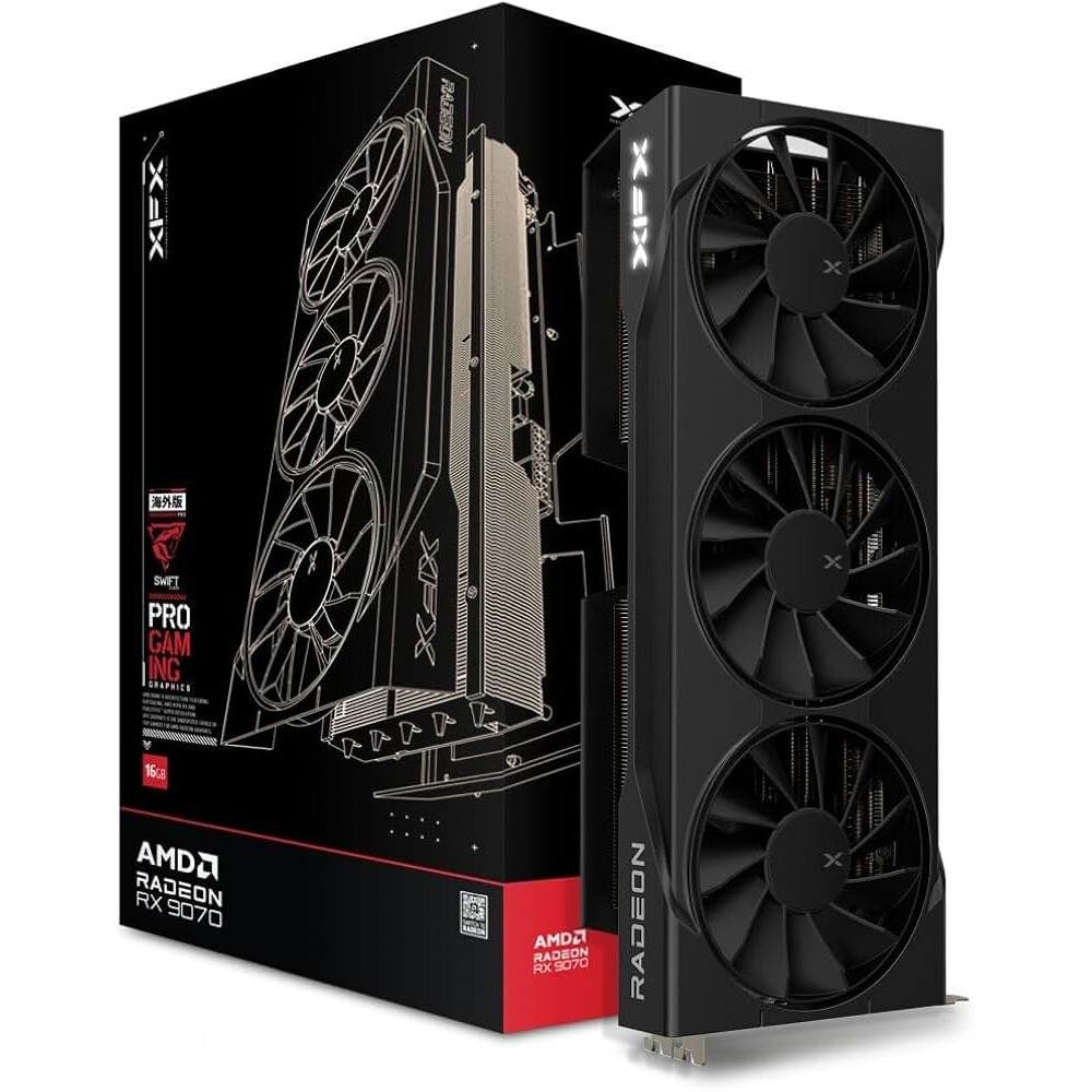 Videokarte XFX SWIFT RX 9060XT OC 16GB (RX-96TS316B7) - foto 3