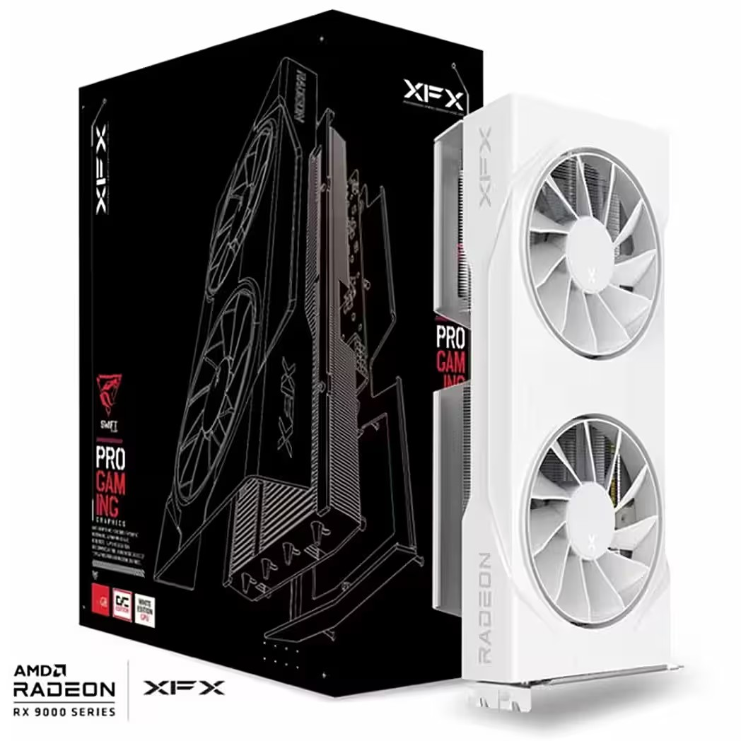 Videokarte XFX SWIFT RX 9060 XT OC 8 GB (RX-96TSW8GWQ) - foto 3