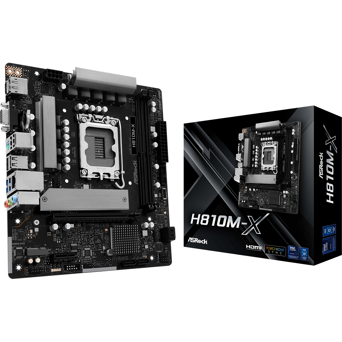 Pamatplate ASRock H810M-X - H810M-X  - foto 3