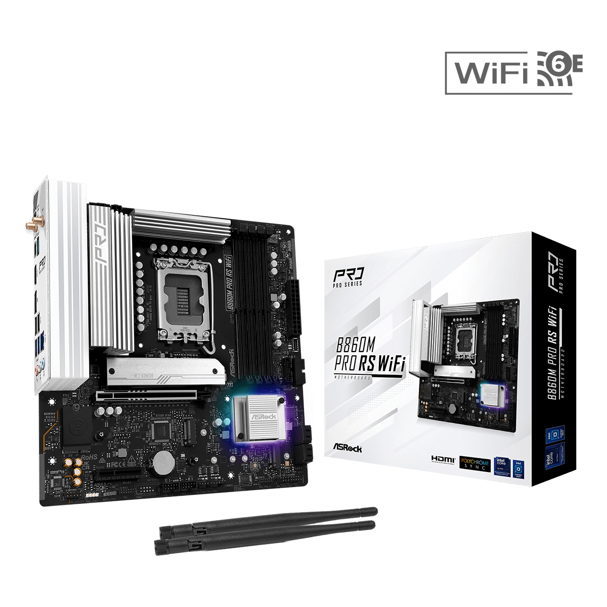 Pamatplate ASRock B860M Pro RS WiFi - foto 3