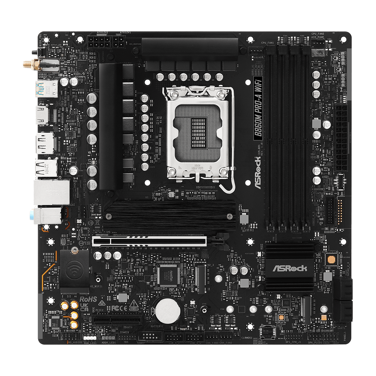 Pamatplate ASRock B860M Pro-A WiFi