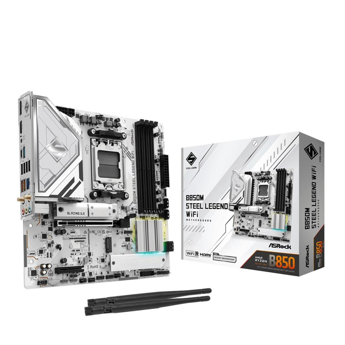 Pamatplate ASRock B850M Steel Legend WiFi - foto 3