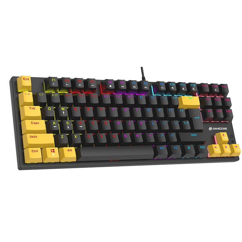 Tastatūra + pele TRACER GAMEZONE HORNET87 USB Black (TRAKLA47396) - foto 4