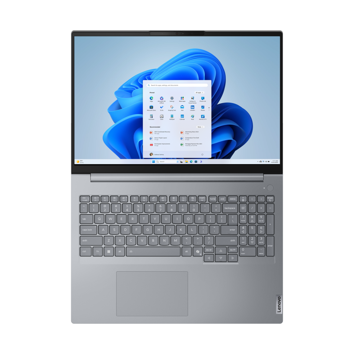 Klēpjdators Lenovo ThinkBook 16 G8 IRL Intel Core 7 240H (21SH008HMH) - foto 8