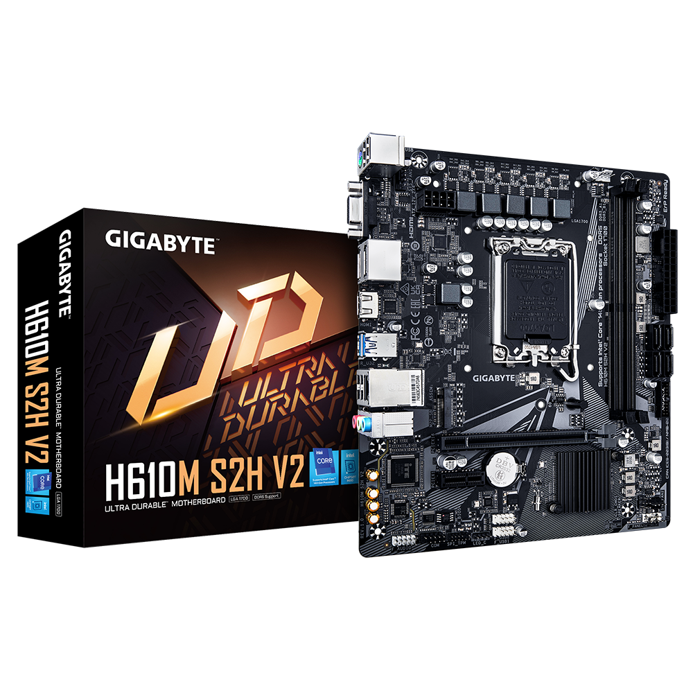 Pamatplate Gigabyte H610M S2H V2 1.0 - foto 2