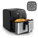 Aerogrils Tefal Mega EY855D10 Black, Stainless steel