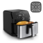 Aerogrils Tefal Mega EY855D10 Black, Stainless steel
