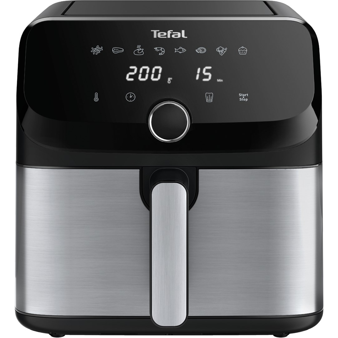 Aerogrils Tefal Mega EY855D10 Black, Stainless steel - foto 2