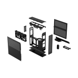 Datoru korpuss FRACTAL DESIGN Ridge Mini-Tower (FD-C-RID1N-11)