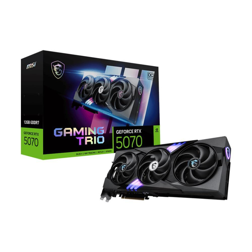 Videokarte MSI GeForce RTX 5070 12GB GAMING TRIO OC GDDR7 - GEFORCE RTX 5070 12G GAMING TRIO OC - foto 6