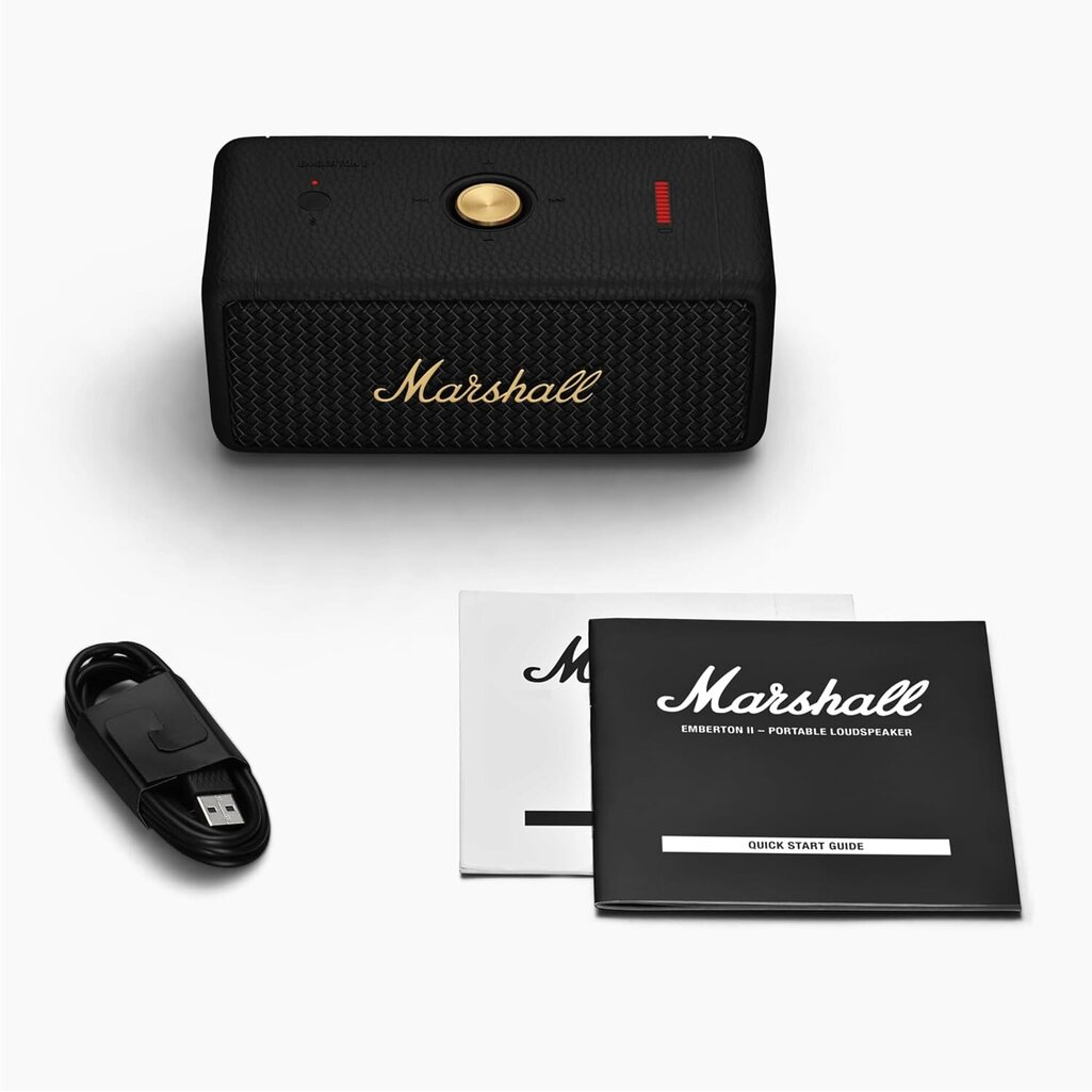 Pārnēsājama akustika Marshall Emberton II Black (002141000000) - foto 3