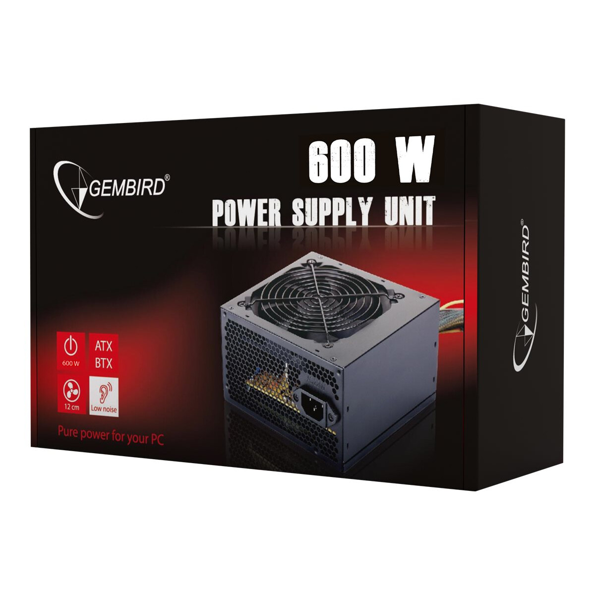 Barošanas bloks GEMBIRD CCC-PSU80P-BBP-600 600W - foto 3