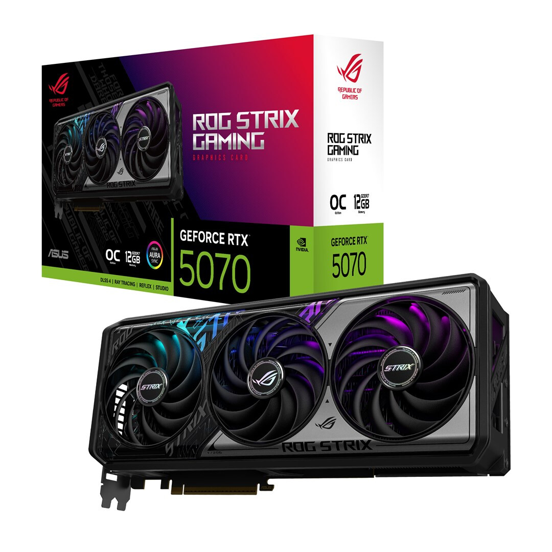 Videokarte ASUS ROG Strix GeForce RTX 5070 OC 12GB GDDR7 (90YV0M80-M0NA00) - foto 6