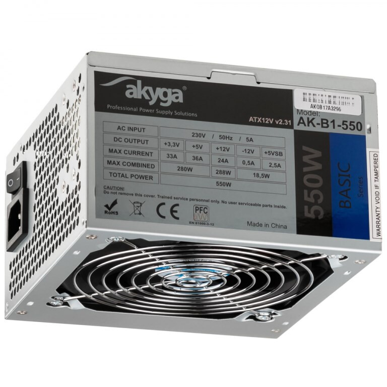 Barošanas bloks Akyga AK-B1-550 550W
