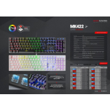 Tastatūra Mars Gaming MK422WBRUS White