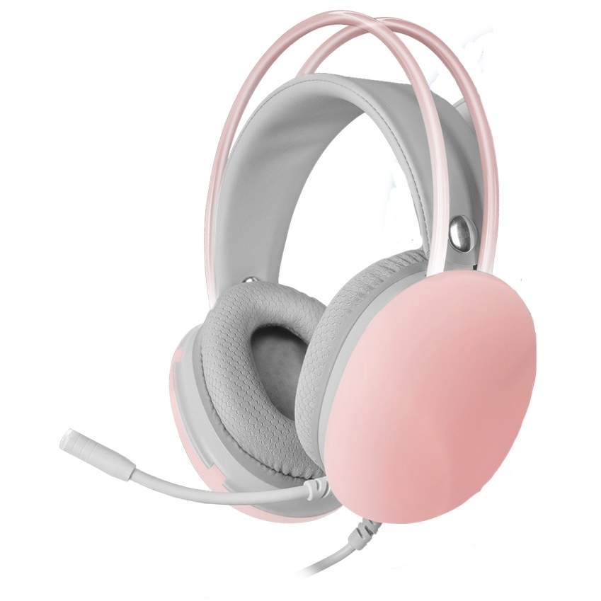 Austiņas Mars Gaming MHGLOWP Pink, Grey