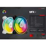 Korpusa dzesētājs Mars Gaming MFXW White
