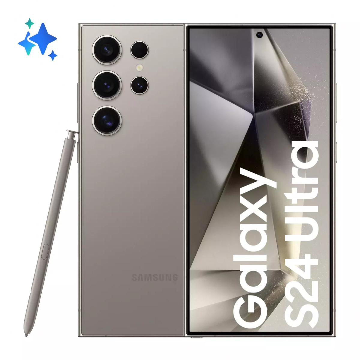 Mobilais tālrunis SAMSUNG GALAXY S24 ULTRA 256GB GRAY (SM-S928BZTGEUE)