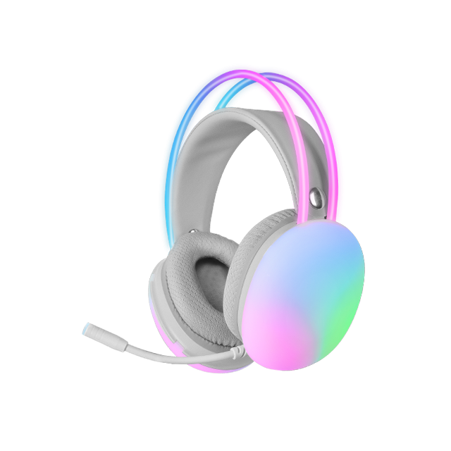 Austiņas Mars Gaming MHGLOW White - foto 2