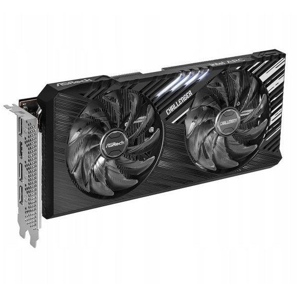 Videokarte ASRock Intel Arc A770 Challenger SE 16GB OC Black - A770 CL SE 16GO - foto 3