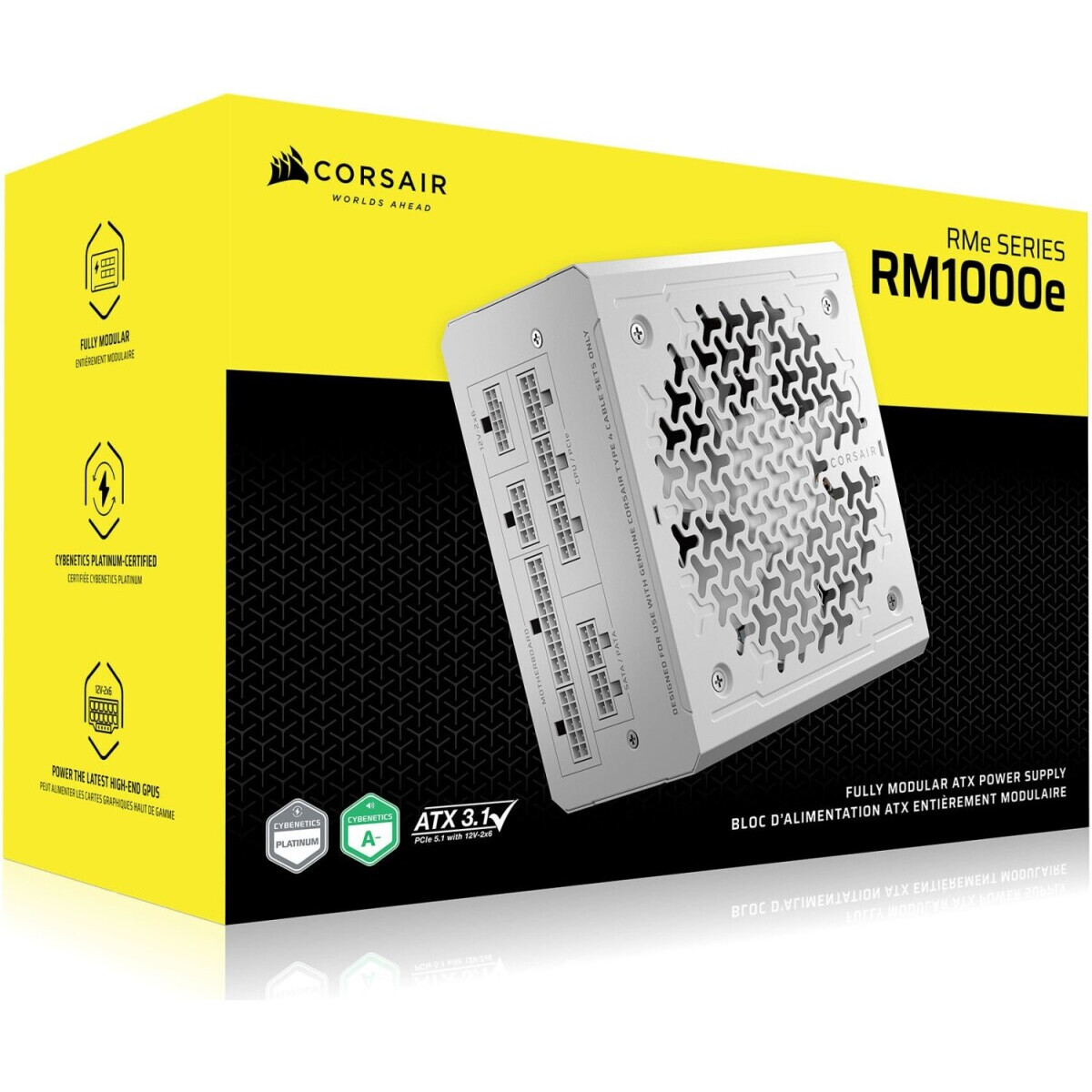 Barošanas bloks Corsair RMe Series RM1000e 1000W (CP-9020294-EU) - foto 5