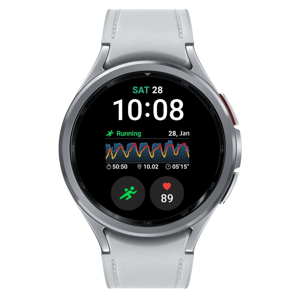 Viedpulkstenis Samsung GALAXY WATCH6 Silver (SM-R965FZSAEUA) - foto 2