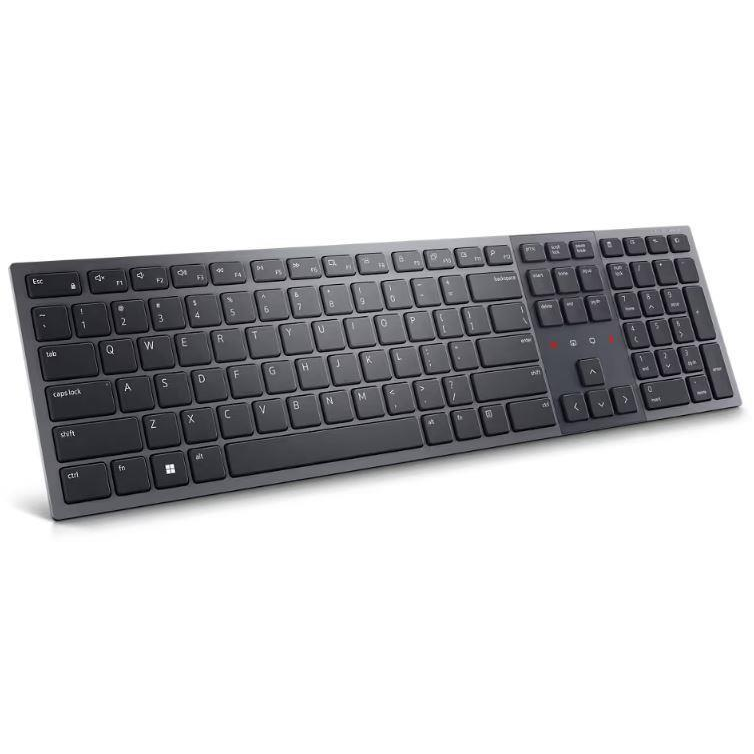 Tastatūra Dell WRL KB900 Black (580-BBDN)