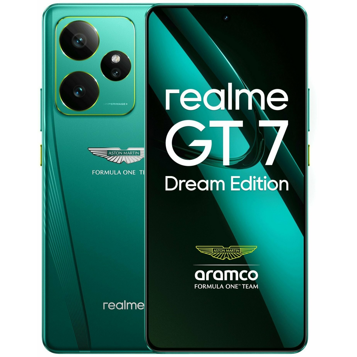 Mobilais tālrunis Realme GT 7 RMX5061, 16GB/512GB, Aston Martin Green (631002003598)