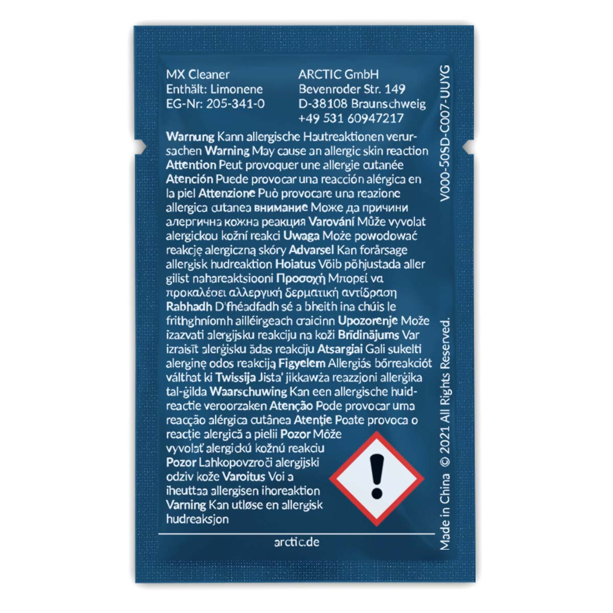 Termiskā pasta Arctic MX Cleaner (ACTCP00033A) - foto 2