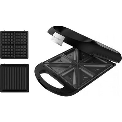 Sviestmaižu gatavotājs Cecotec Rock'nToast Family 3in1 1500 W Black (3112)