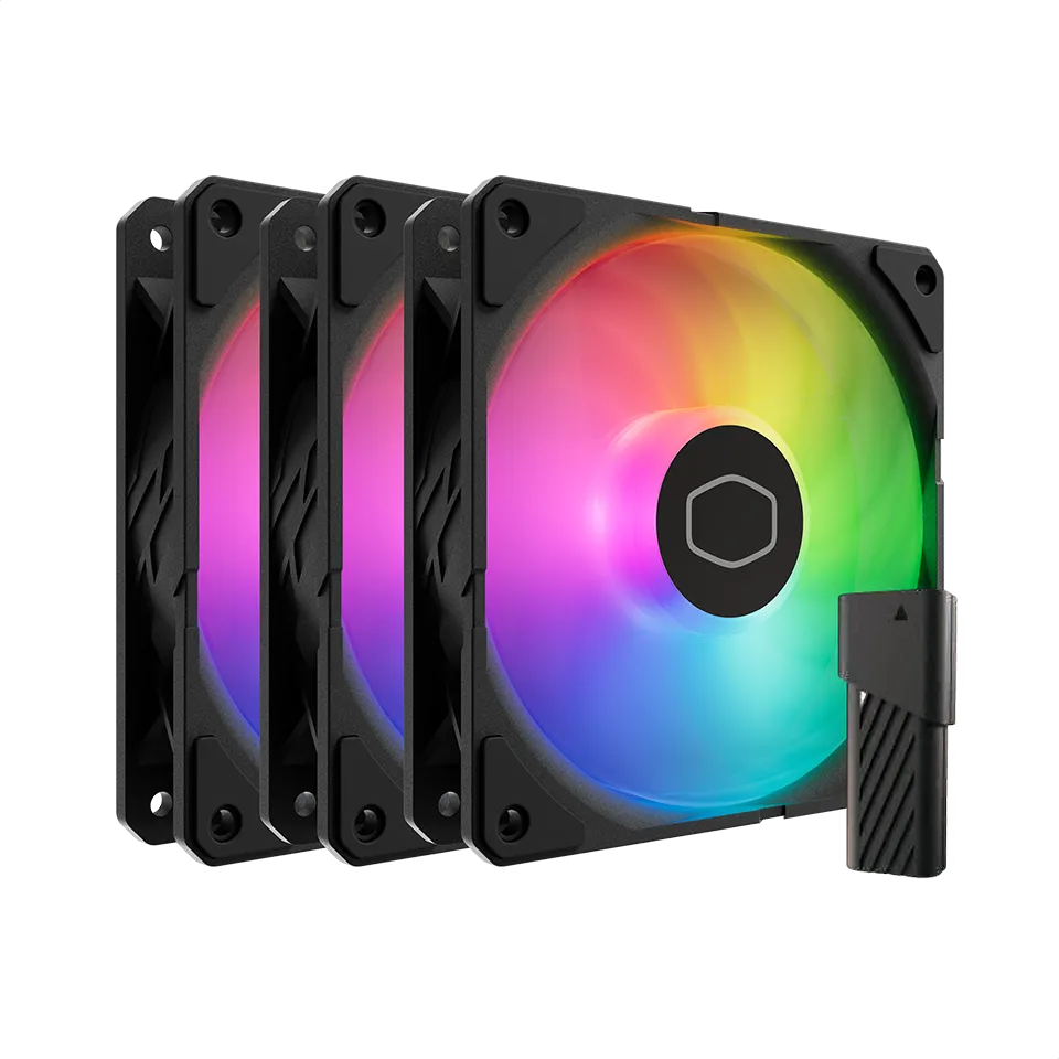 Korpusa dzesētājs Cooler Master SickleFlow Edge 120 ARGB Black (MFX-B2DN-253P2-R2)