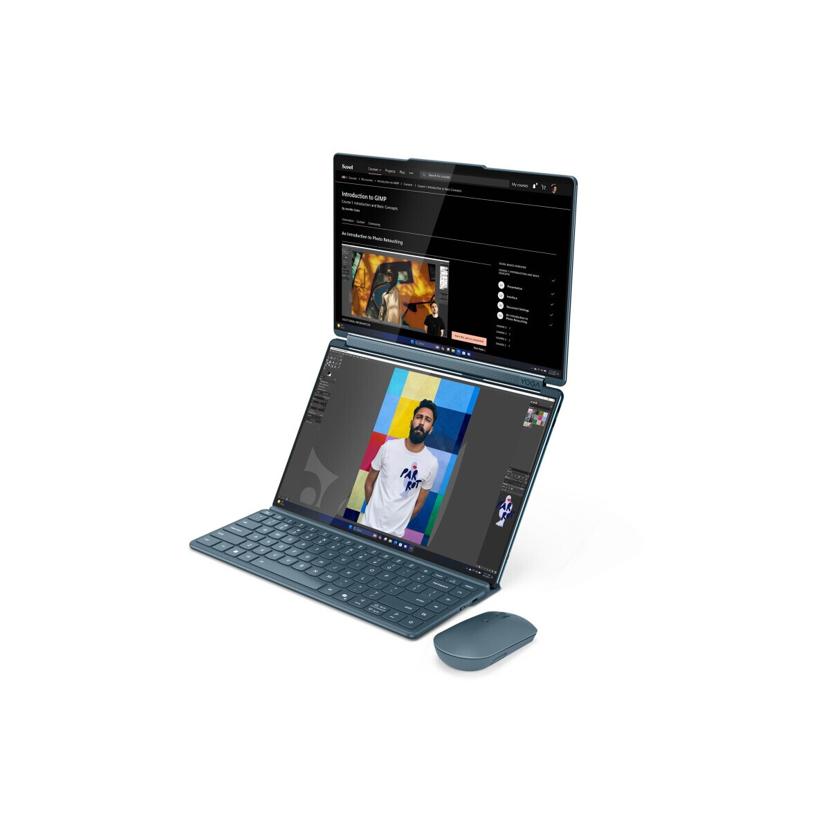 Portatīvais dators Lenovo Yoga Book 9 14IAH10 Intel Core Ultra 7 255H (83KJ000BNT) - foto 2