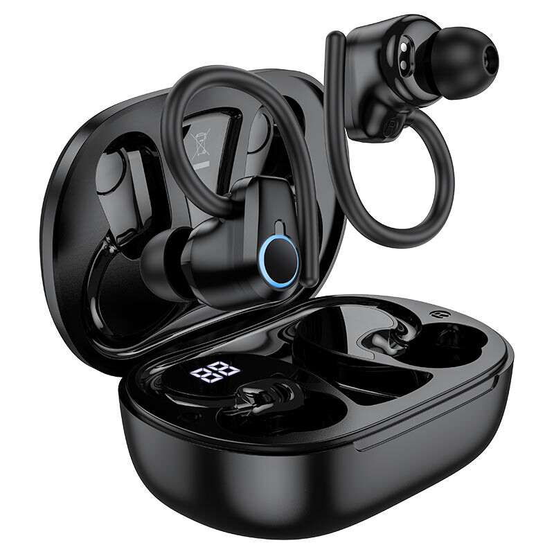 Austiņas Hoco EQ8 Pure Joy Black