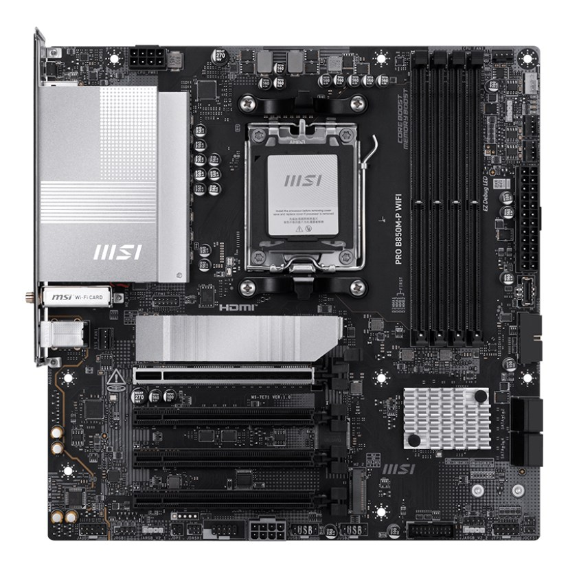Pamatplate MSI PRO B850M-P WIFI Black