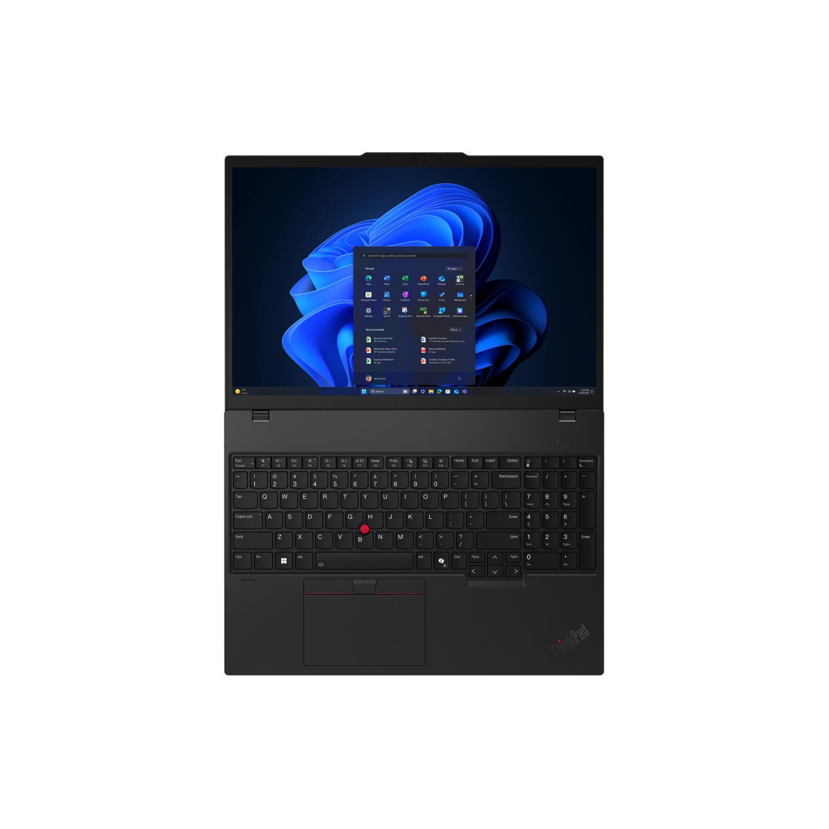 Portatīvais dators Lenovo ThinkPad T16 G4 Intel Black (21QE0069MH) - foto 6