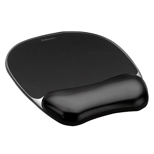 Peles paliktnis Fellowes CRYSTAL GEL Black (9112101)
