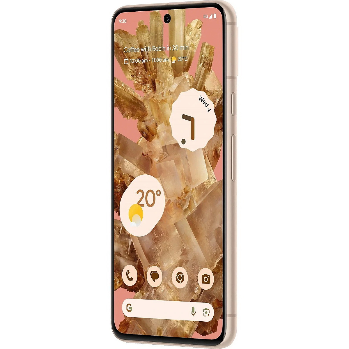 Mobilais tālrunis Google Pixel 8 128GB Rose (GA04856-GB) - foto 5