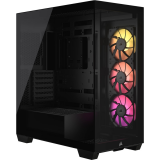 Datoru korpuss Corsair iCUE LINK 3500X RGB Midi Tower Black (CC-9011280-WW)