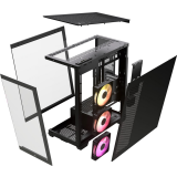 Datoru korpuss Corsair iCUE LINK 3500X RGB Midi Tower Black (CC-9011280-WW)