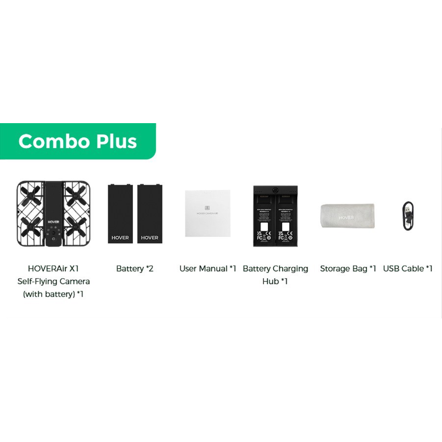 Kvadrokopteris HoverAir X1 Combo Plus Black (SP03H020) - foto 6