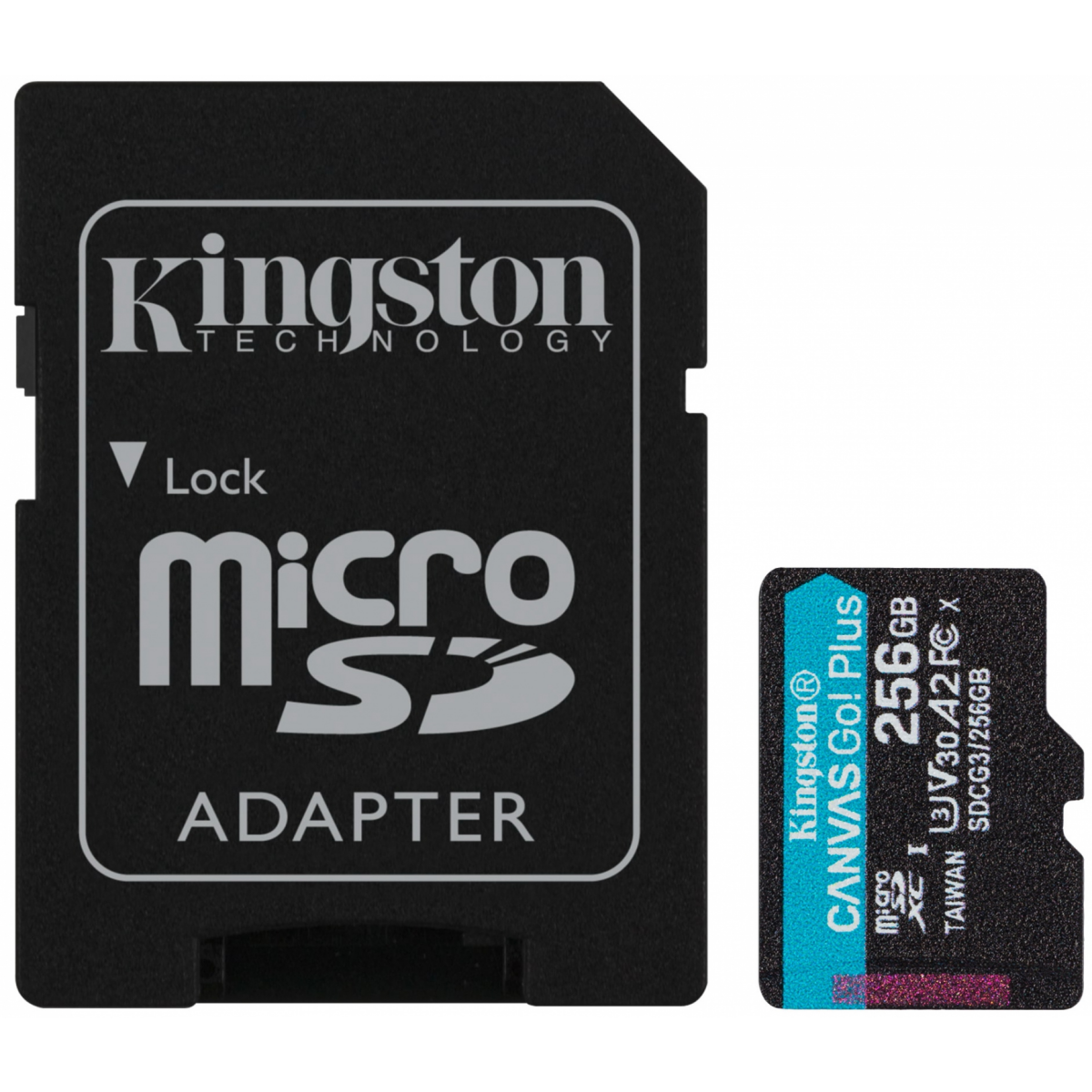 Atmiņas kartes Kingston 256GB Canvas Go Plus Gen4 (SDG4/256GB)