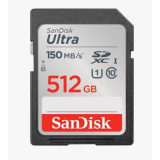 Atmiņas kartes SanDisk Ultra 512GB SDXC Memory Card (SDSDUNC-512G-GN6IN)