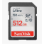 Atmiņas kartes SanDisk Ultra 512GB SDXC Memory Card - SDSDUNC-512G-GN6IN