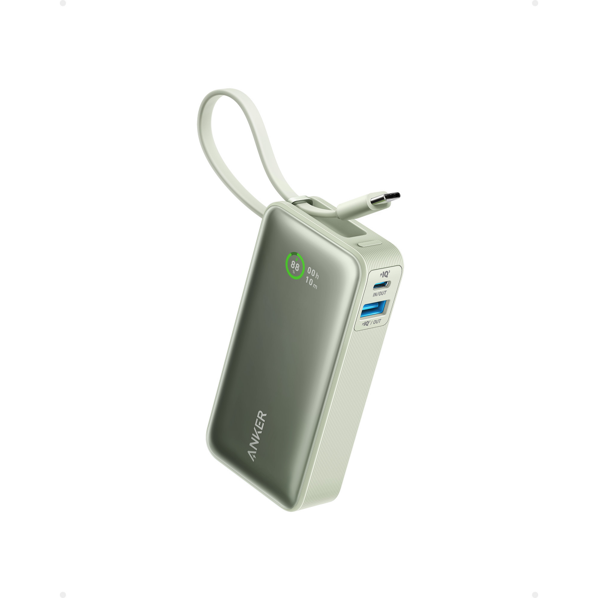 Ārējais akumulators Anker 10000 mAh Green (A1259G61)